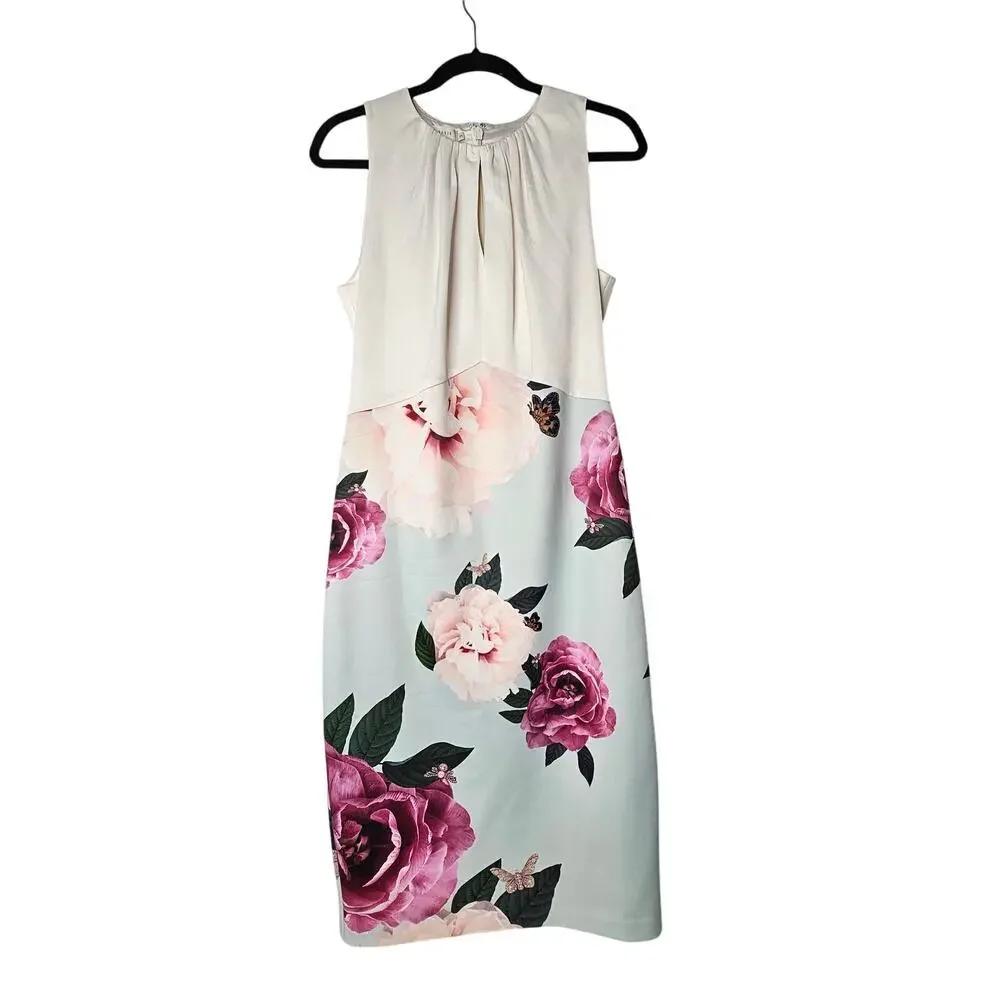 Ted Baker London - Annile Magnificent Ruched Bodycon Dress size 3 - Picture 2 of 8